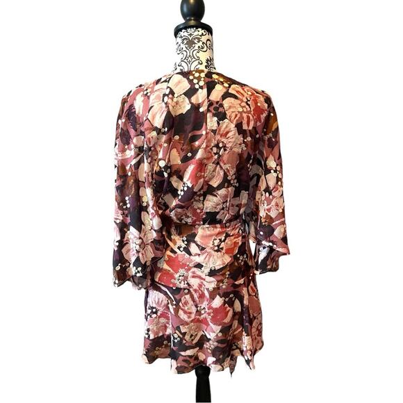 BTFL-Life Nordstrom Ischia Floral Print Mini Dress size S - Picture 15 of 16